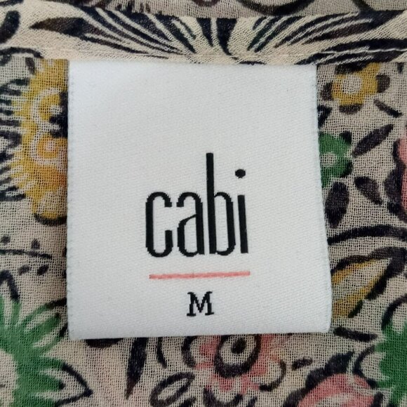 CABI Poet Floral Boho Blouse 2 Pc Sz M #5344 NWOT - Picture 6 of 8
